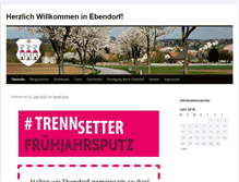 Tablet Screenshot of ebendorf.at